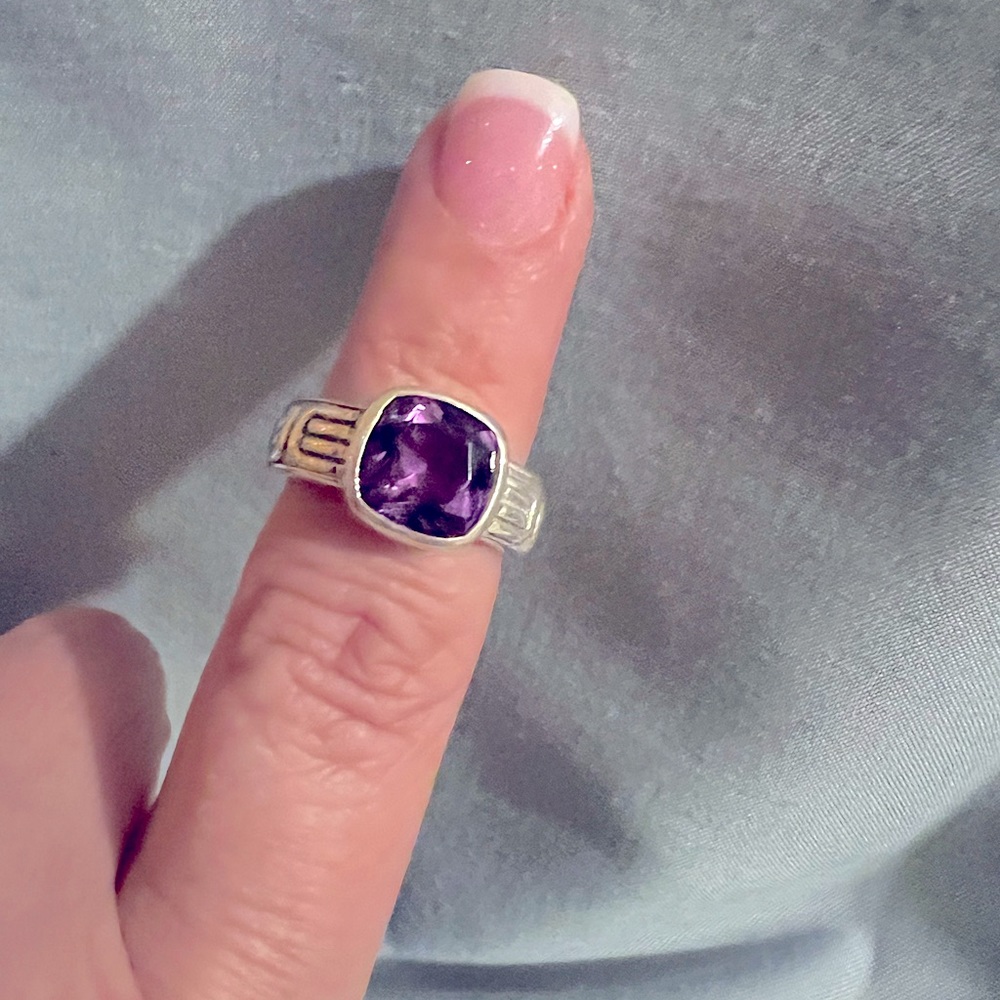 Amethyst in Sterling Silver